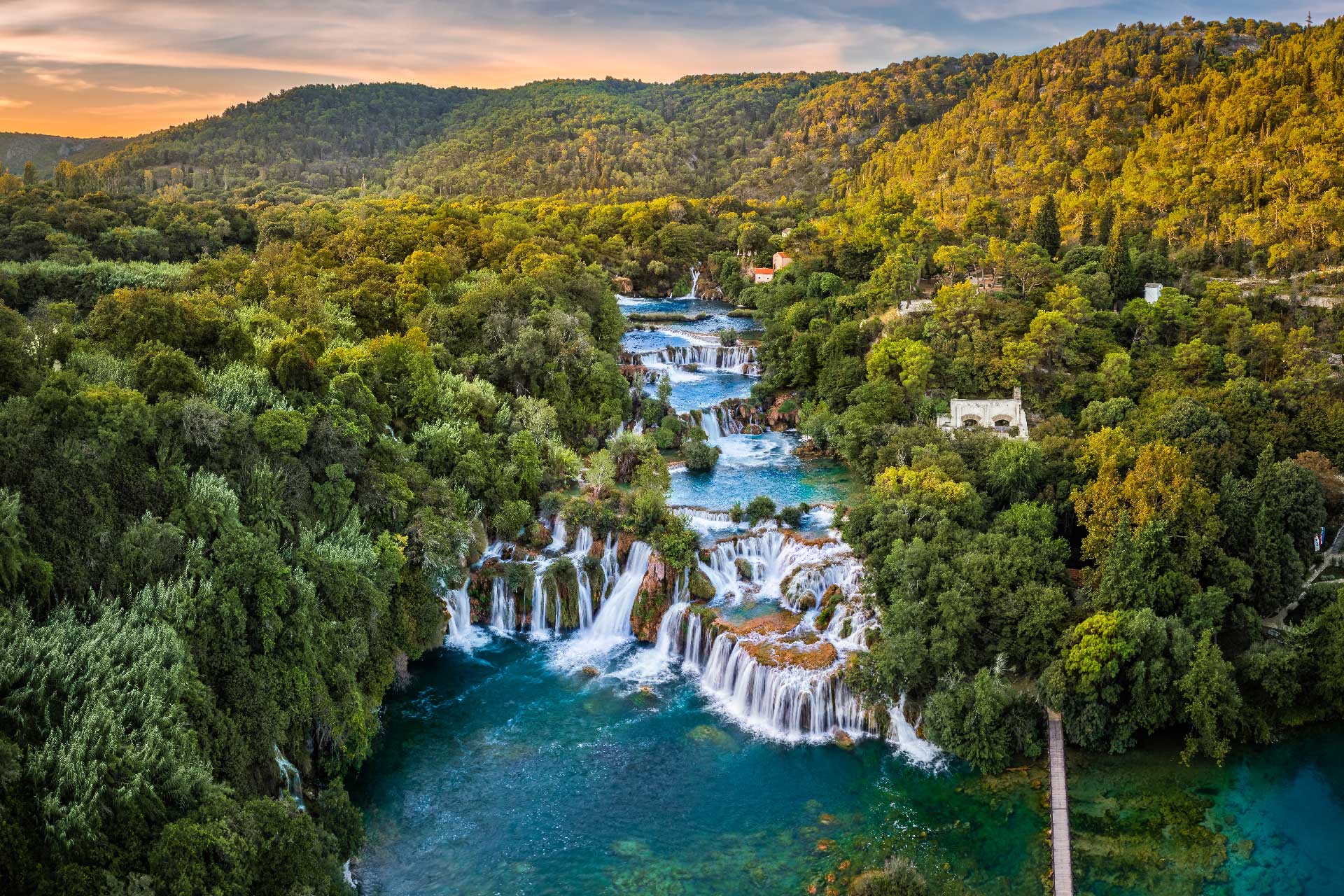 Krka rivier Krka rivier
