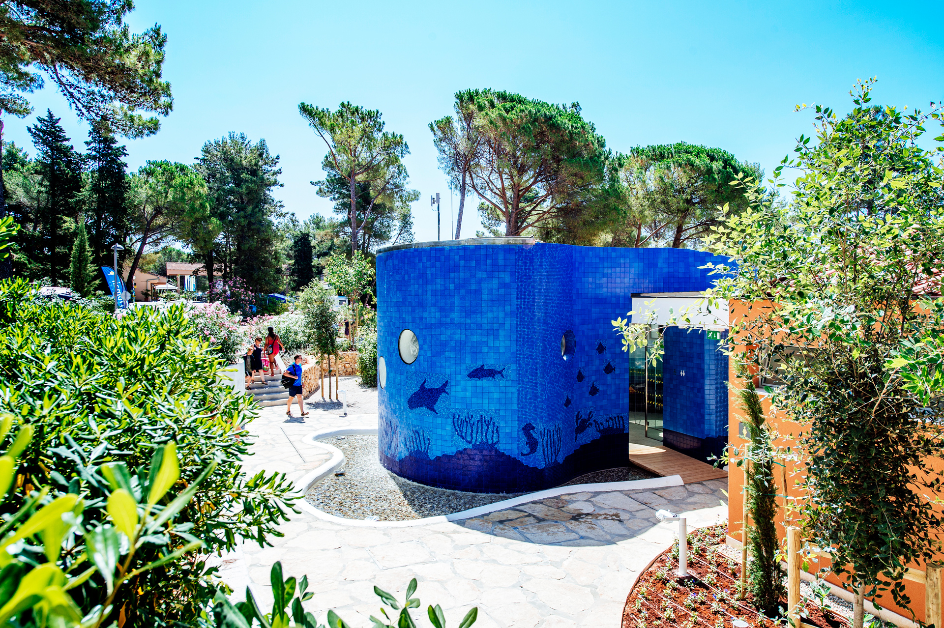 Modern and clean sanitary facilities at Zaton Holiday Resort Modern and clean sanitary facilities at Zaton Holiday Resort