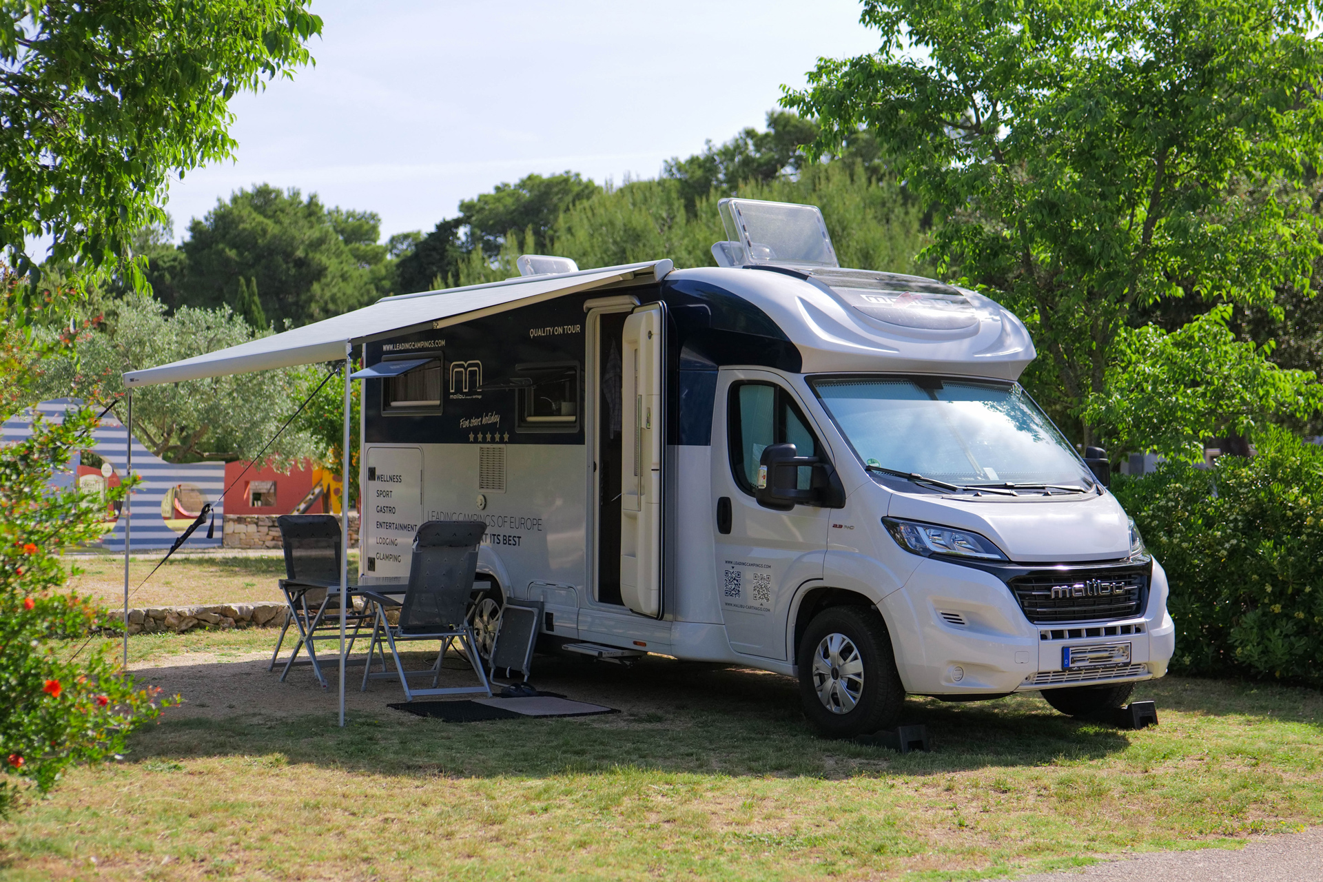 Spacious camping pitch at Zaton Holiday Resort Spacious camping pitch at Zaton Holiday Resort